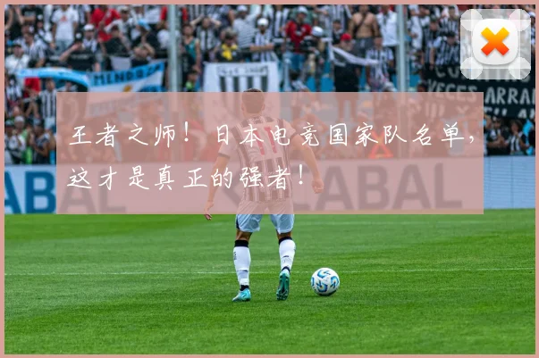 王者之师!日本电竞国家队名单,这才是真正的强者!